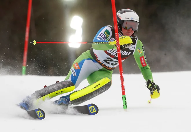 Maruša Ferk, tako kot vse druge Slovenke, ne bo osvojila novih točk za svetovni pokal. FOTO: Borut Živulović/Reuters