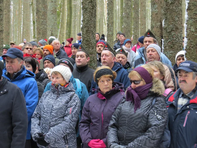 Na prizorišču zadnjega boja pohorskih junakov. FOTO: Bojan Rajšek/Delo