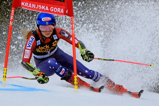 Mikaela Shiffrin si je od otroštva želela postati članica kluba zmagovalcev v petih disciplinah, kar ji je uspelo v tej sezoni. FOTO: Tomi Lombar/Delo