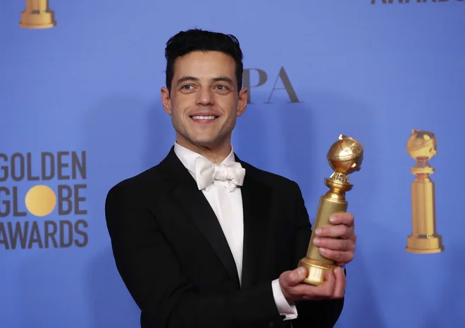 Rami Malek je postal najboljši dramski igralec. FOTO: Reuters