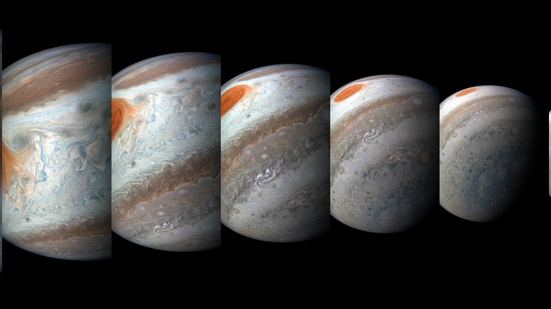 Fotografija: Jupiter. FOTO: NASA/JPL-Caltech/SwRI/MSSS/Gerald Eichstädt/Seán Doran 