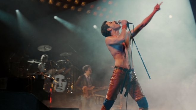 Rami Malek kot Freddie Mercury. FOTO: Promocijsko Gradivo