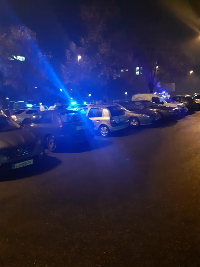 Policisti na kraju nesreče še vedno opravljajo ogled kraja in zbirajo obvestila. FOTO: Janez Tomažič/Delo