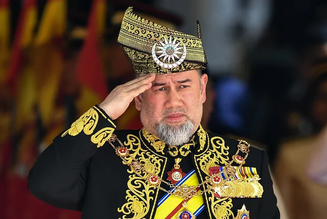 Mohamed V. je prvi kralj Malezije, ki je odstopil. FOTO: AFP