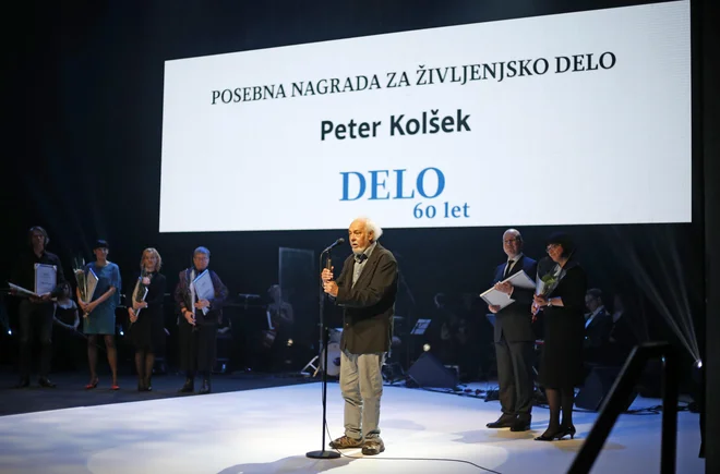Letošnji Delov nagrajenec za življenjsko delo. FOTO: Matej Družnik