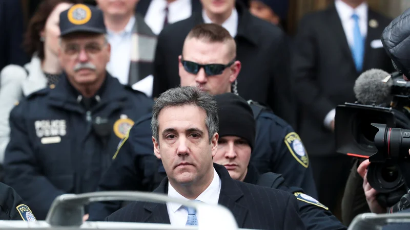 Fotografija: Osebni odvetnik predsednika Michael Cohen je pristal na javno zaslišanje pred ameriškim kongresom. FOTO: Reuters
