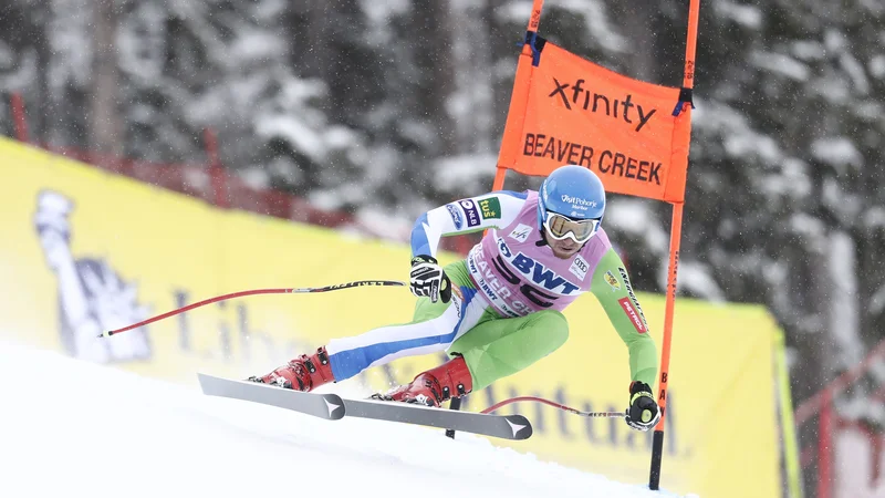 Klemen Kosi je bil v tej sezoni v Beaver Creeku že deveti. FOTO: Erich Schlegel/Reuters