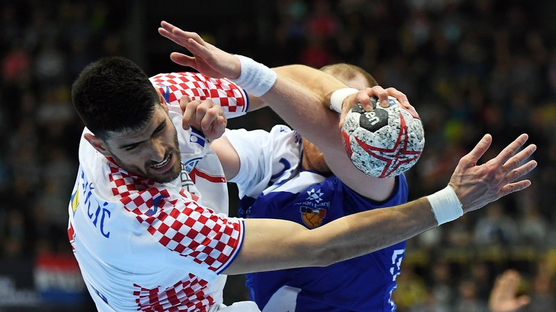 Fotografija: Luka Stepančić je bil presenetljivi junak hrvaške zmage proti Islandiji. FOTO: AFP