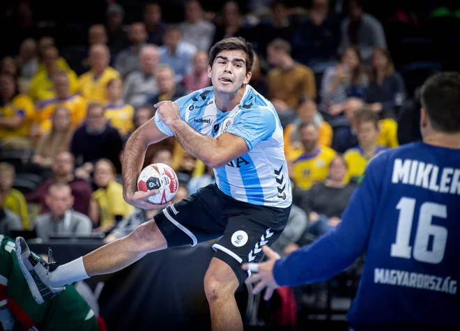 Pablo Simonet je Argentino popeljal do velike točke proti Madžarski. FOTO: AFP