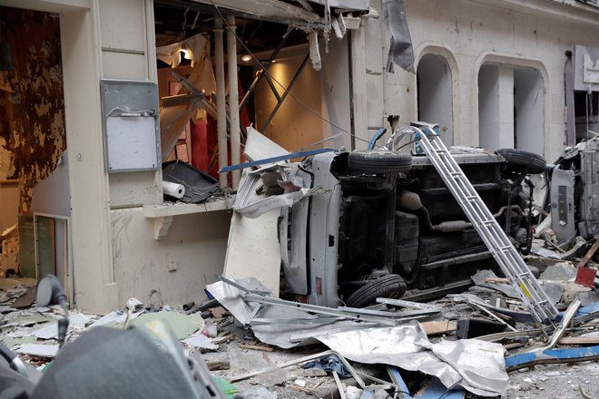 Ekplodiralo je v pekarni. FOTO: Thomas Samson/AFP