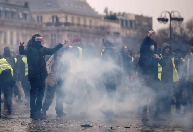 Protesti se odvijajo že deveti teden zapored. FOTO: Reuters