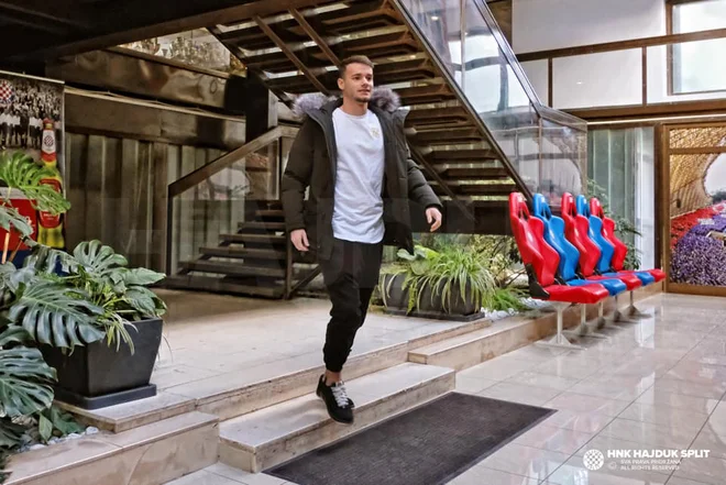 Francesco Tahiraj je okrepil bele iz Splita. FOTO: Hajduk Split