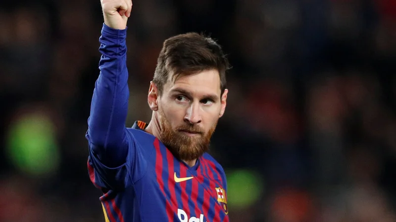 Fotografija: Lionel Messi je praznoval nov jubilej v španski ligi. FOTO: Reuters