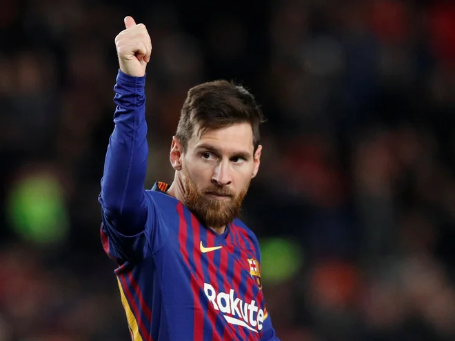 Lionel Messi je praznoval nov jubilej v španski ligi. FOTO: Reuters