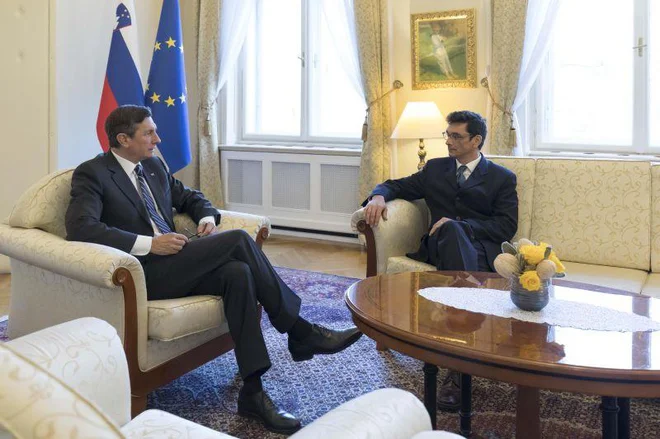 Borut Pahor in Peter Svetina. FOTO: UPRS