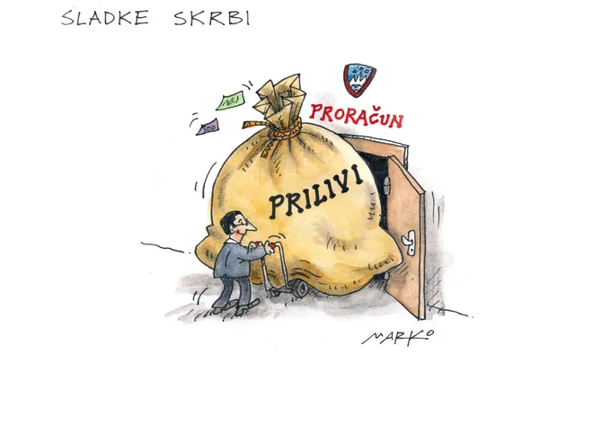 Proračun KARIKATURA: Marko Kočevar