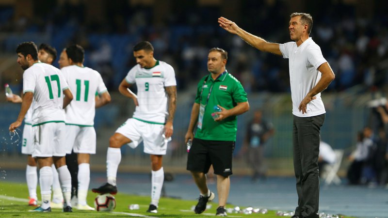 Fotografija: Iraški selektor Srečko Katanec pričakuje osmino finala azijskega prvenstva neporažen po treh tekmah. FOTO: Reuters