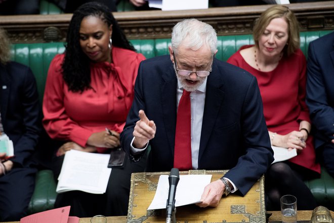 Vodja opozicije Jeremy Corbyn. FOTO: Reuters/Jessica Taylor