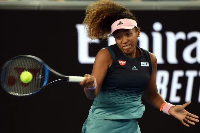 Naomi Osaka je slovenski tekmici namenila nekaj pohvalnih besed. FOTO: AFP