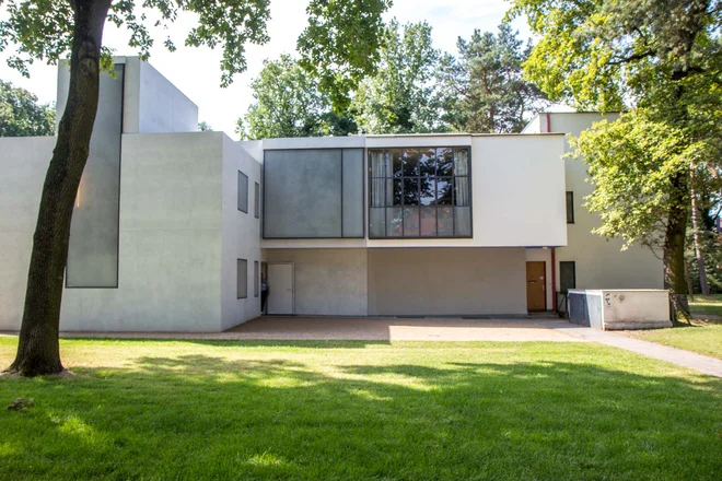 Hiša (Haus am Horn) v Weimarju je bila prva stavba, zgrajena po načelih Bauhausa (1923). FOTO: Fundacija Bauhaus Dessau