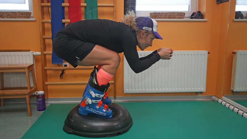 Fotografija: Ilka Štuhec je s svojim strokovnim štabom odlično izpeljala rehabilitacijo, manj uspešni in znani športniki je morda ne bi. FOTO: Tadej Regent/Delo