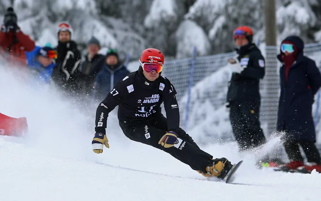 Žanu Koširju na domači progi ni šlo. FOTO: Tadej Regent/Delo