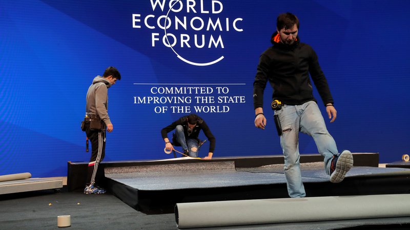 Fotografija: Davos 2019: kdo bo popravil svet? FOTO: Reuters