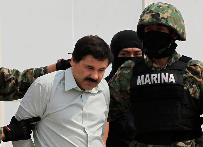 Joaquina »El Chapa« Guzmana so aretirali leta 2016. FOTO: REUTERS/Henry Romero