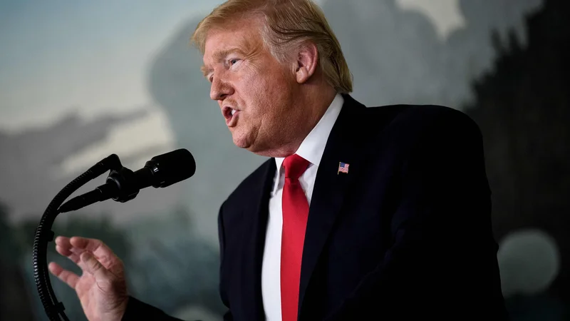 Fotografija: Demokrati so Trumpovo ponudbo za ureditev statusa sanjačev nemudoma zavrnili. FOTO: Brendan Smialowski / AFP