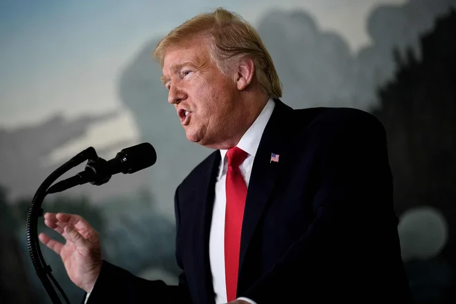 Demokrati so Trumpovo ponudbo za ureditev statusa sanjačev nemudoma zavrnili. FOTO: Brendan Smialowski / AFP