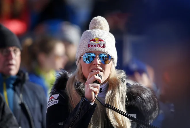 Ameriška zvezdnica bo te dni sporočila, kako naprej. Po tekmah v Cortini je bilo njeno telo izčrpano, koleno v bolečinah, prevevala pa jo je tudi mešanica čustev. FOTO: Matej Družnik/Delo