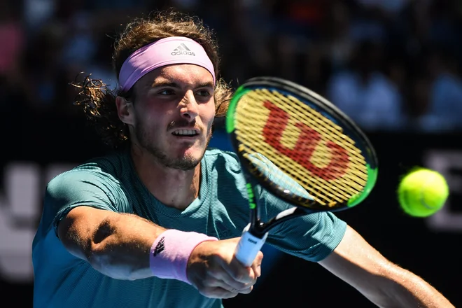 Stefanos Tsitsipas je postal najmlajši avstralski polfinalist po Andyju Roddicku leta 2003.<br />
FOTO: AFP