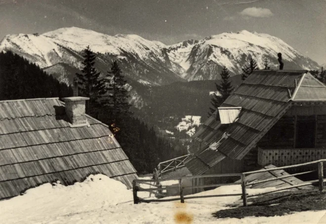 Stol z Rožce med obema vojnama FOTO: Fototeka Gornjesavskega Muzeja Jesenice