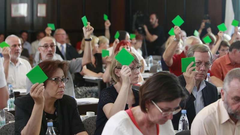 Fotografija: O porabi zdravstvenega denarja odloča skupščina ZZZS. Denar je ostal, pacienti v čakalnih vrstah pa tudi. FOTO: Leon Vidic/Delo