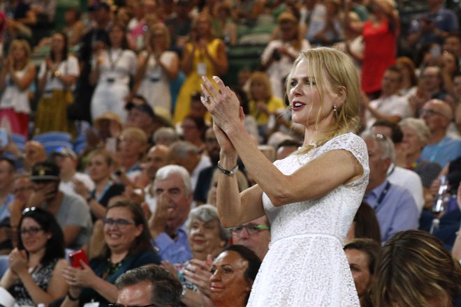 Tudi Nicole Kidman je zaploskala Petri Kvitovi. FOTO: Edgar Su/Reuters