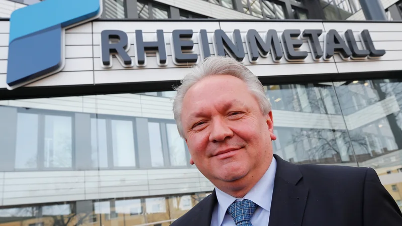 Fotografija: Armin Papperger, glavni izvršni direktor družbe Rheinmetall Foto Reuters