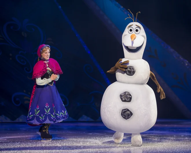 Ledeno kraljestvo dobesedno na ledu. FOTO: Disney On Ice