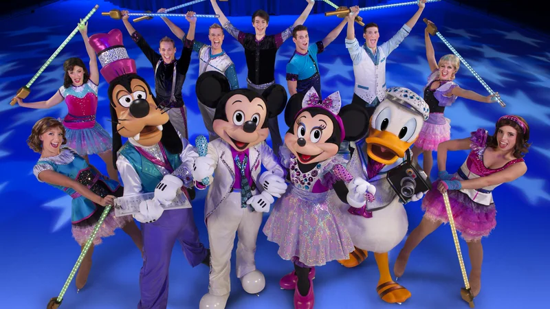 Najbolj znani Disneyjevi junaki, tokrat na ledu. FOTO: Disney On Ice