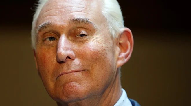 Roger Stone je bil dolgoletni pomočnik Donalda Trumpa. FOTO: Reuters