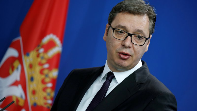 Fotografija: Aleksandar Vučić: »Smo na evropski poti, a imamo dobre odnose tudi z Američani, Rusi in Kitajci.« FOTO: Reuters