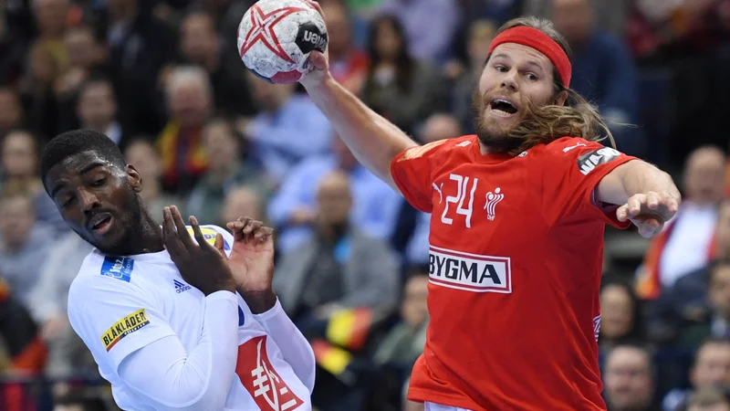 Fotografija: Mikkel Hansen je bil z 12 goli neustavljiv. FOTO: Annegret Hilse/Reuters