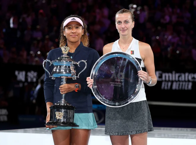 Petra Kvitova se je morala zadovoljiti z nagrado za drugo mesto. FOTO: Reuters