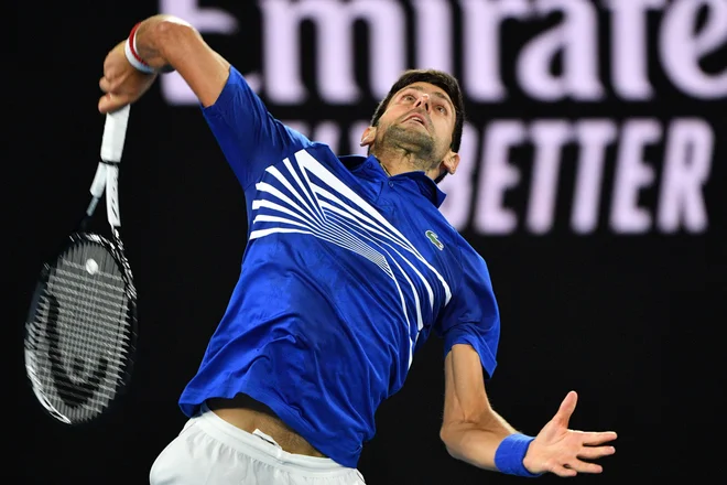 Nole se je še učvrstil na čelu svetovne lestvice. FOTO: Saeed Khan/AFP