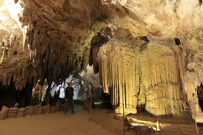 Nove dele jame so jamarji odkrili ravno v letu, ko v Parku Škocjanske jame praznujejo dvestoletnico obiskovanja. FOTO: Leon Vidic/Delo