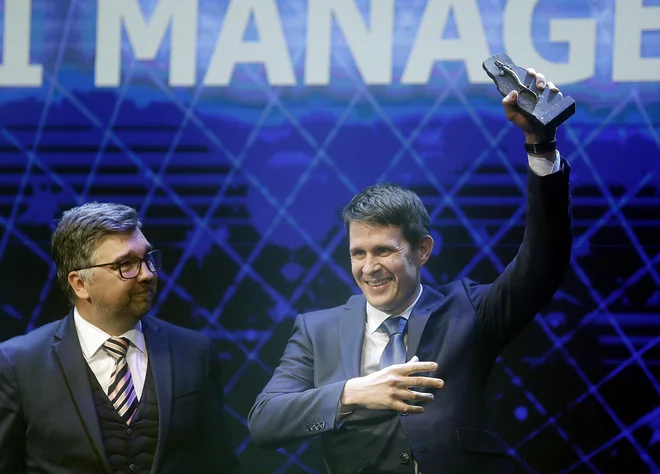 Združenje Manager je nagrado mladi manager 2018 podelilo Igorju Verstovšku, solastniku Cosylaba, ki ga kot namestnik direktorja tudi operativno vodi. Foto Blaž Samec