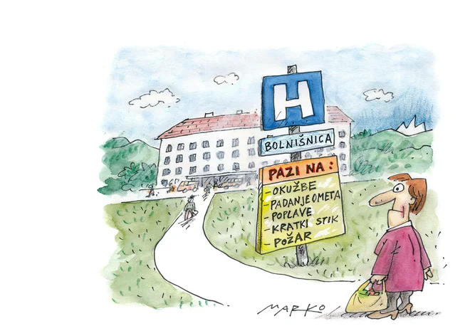 Karikatura: Marko Kočevar&nbsp;