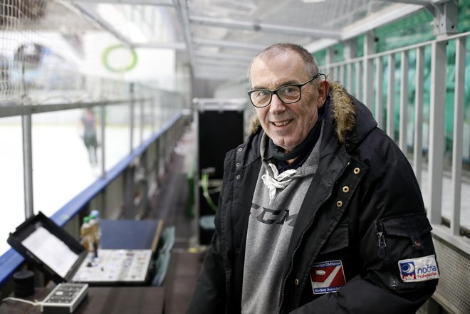Miško Sluga je že dolgo alfa in omega nočne hokejske lige v Ljubljani. FOTO: Blaž Samec