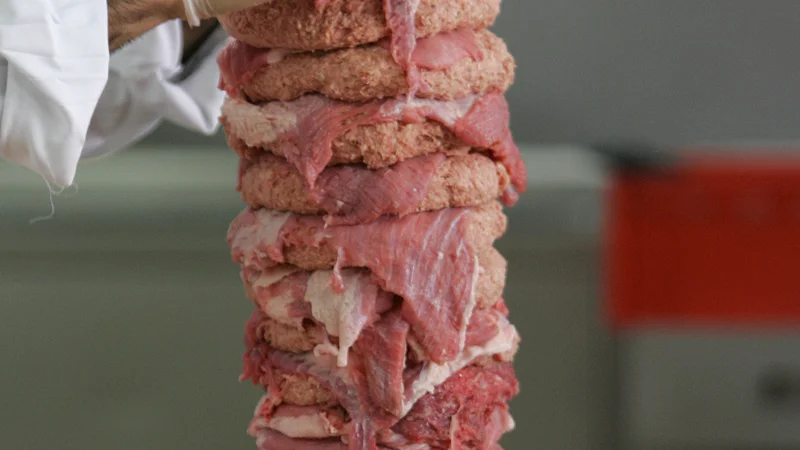 Fotografija: Sporno meso s Poljske naj bi v Slovenijo prišlo s serijo kebabov. O tem je urad za varno hrano obvestil distributer mesa, ki je meso dobil iz Nemčije, niso pa še dobili obvestila uradnih nemških veterinarjev. FOTO: Tobias Schwarz/Reuters