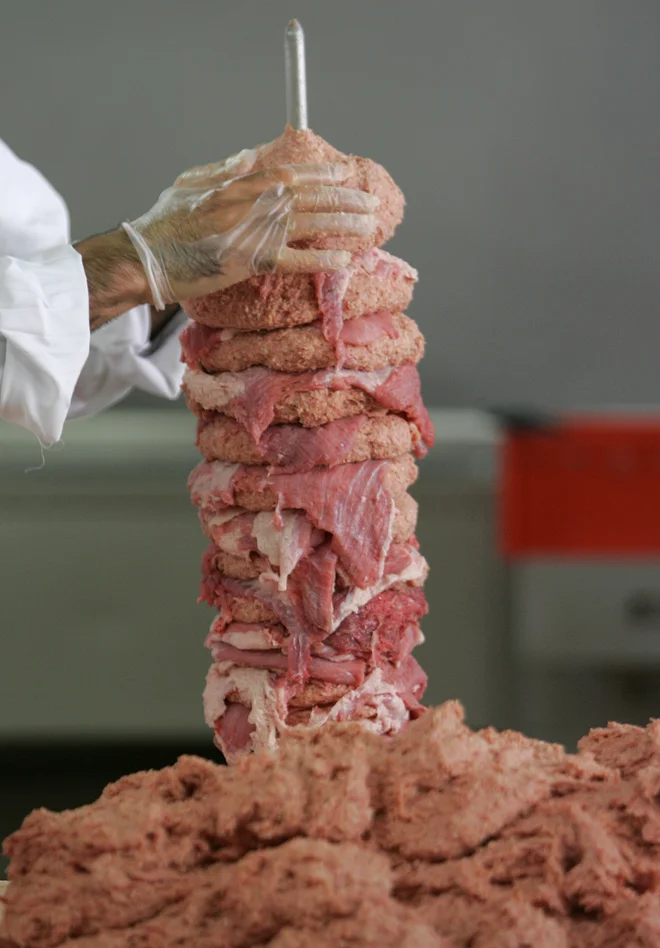 Sporno meso s Poljske naj bi v Slovenijo prišlo s serijo kebabov. O&nbsp;tem je urad za varno hrano obvestil distributer mesa, ki je meso dobil iz Nemčije, niso pa še dobili obvestila uradnih nemških veterinarjev. FOTO: Tobias Schwarz/Reuters