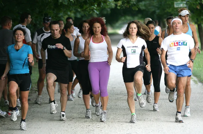 SLOVENIJA LJUBLJANA 29.08.2011TRENING TEKA KLUB POLET FOTO:ROMAN SIPIC/DELO